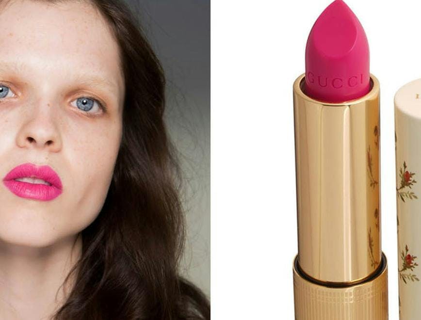 lipstick cosmetics person human face