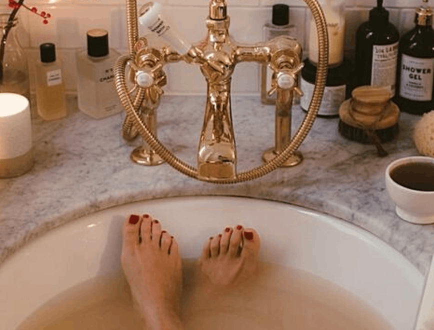 tub bathtub person human