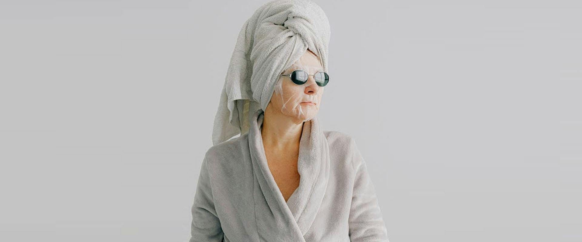 clothing sunglasses accessories home decor fashion sleeve robe headband long sleeve person