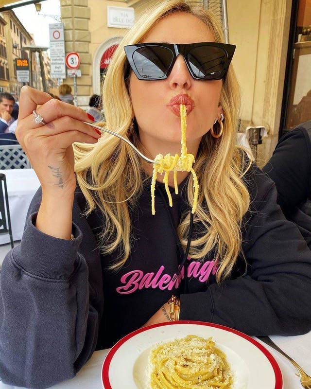 sunglasses accessories accessory person human noodle pasta food spaghetti meal