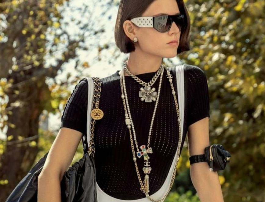 person human sunglasses accessories accessory pendant