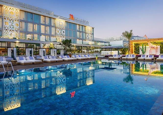 hotel building resort water pool