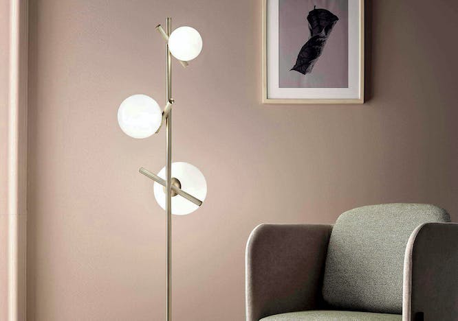lamp chair furniture armchair floor lamp
