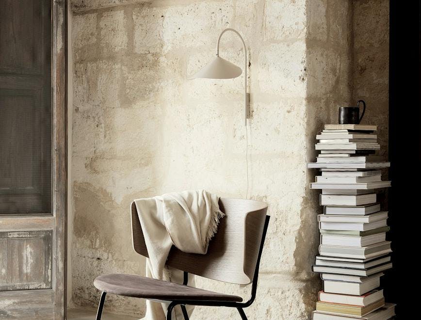furniture chair lamp home decor book publication interior design indoors