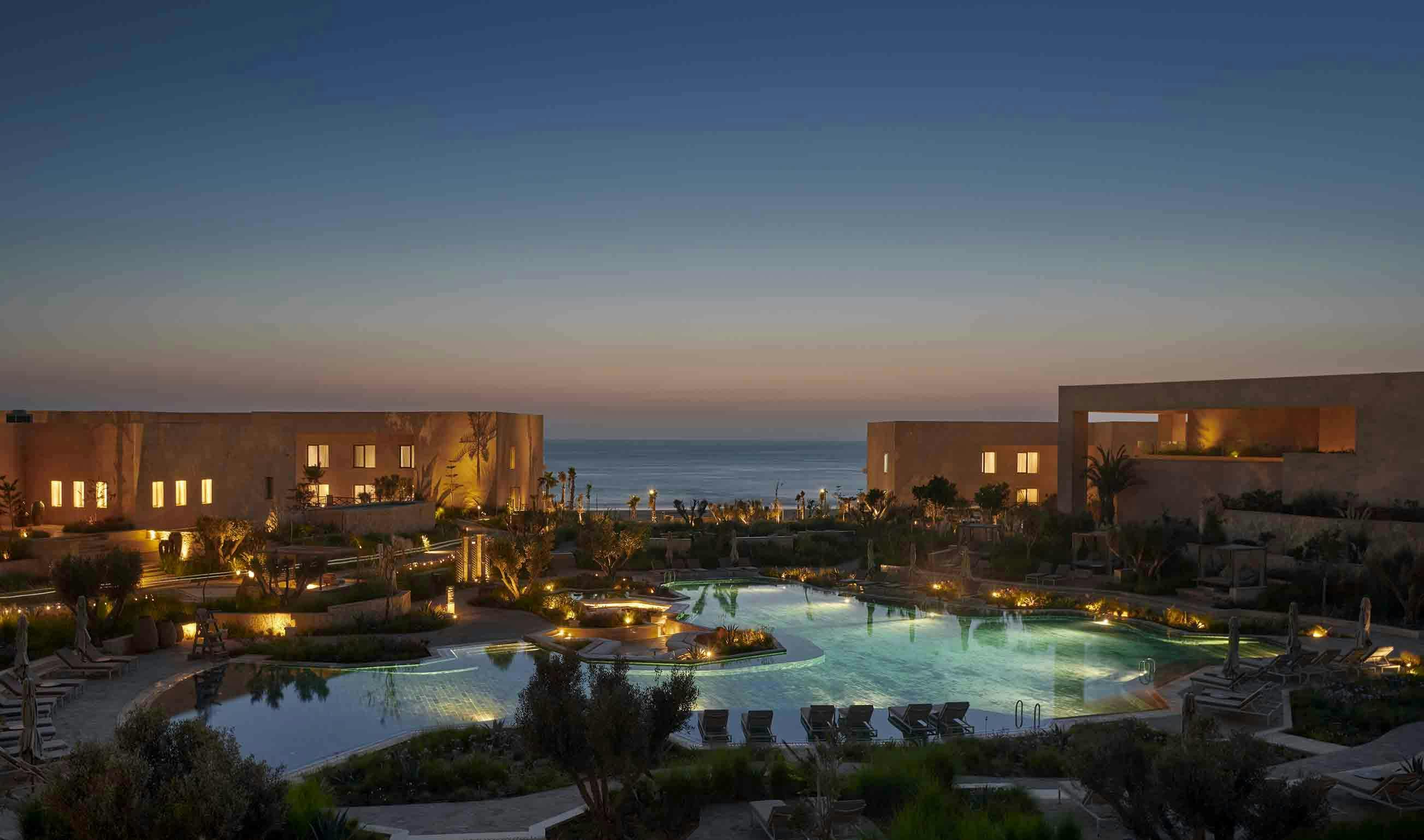 architecture building hotel resort housing villa pool water swimming pool waterfront