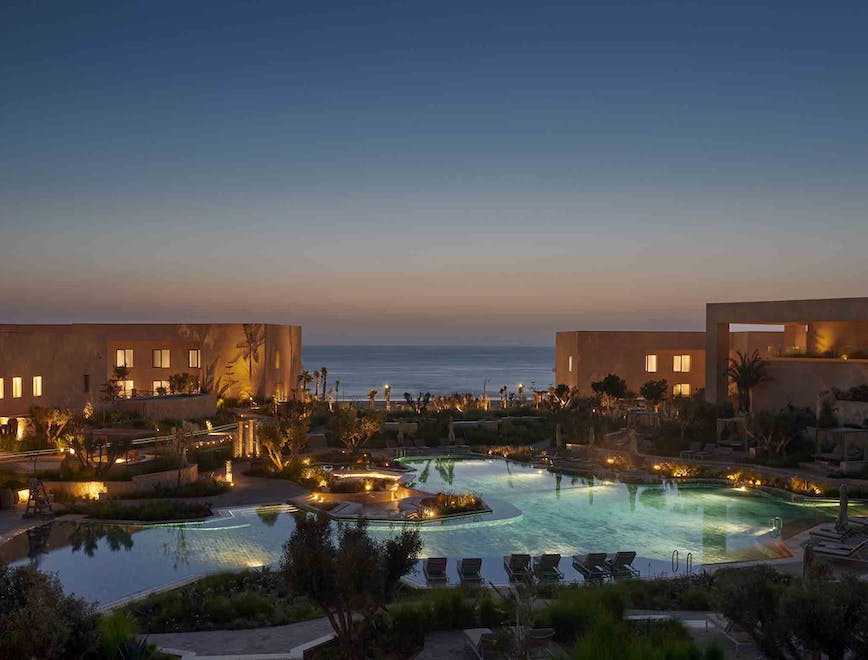architecture building hotel resort housing villa pool water swimming pool waterfront